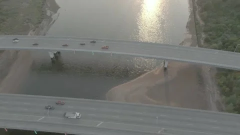 Highway Aerial View Stock Footage 240358209