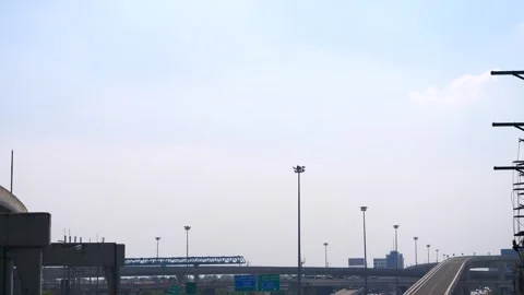 Highway And The Sky Stock Footage 262142271