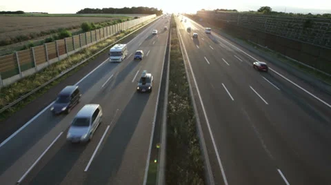 Highway Backlit A3 Stockbeeldmateriaal 25878757