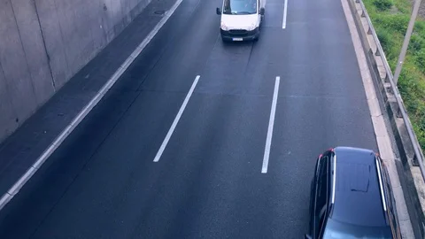 Highway at berlin from the bird view Stock Footage 111269383