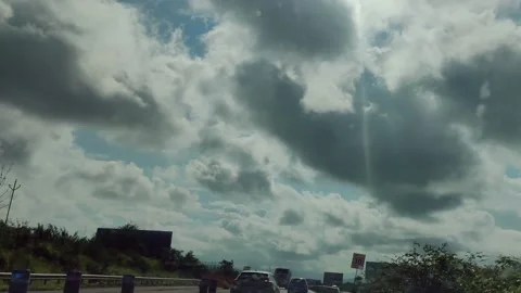 Highway BlueSky-2 Stock Footage 161209087