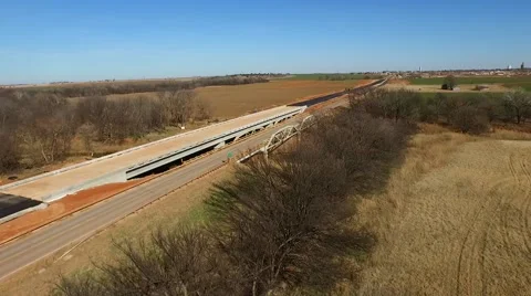 Highway Bridge Construction 스톡 동영상 46911200