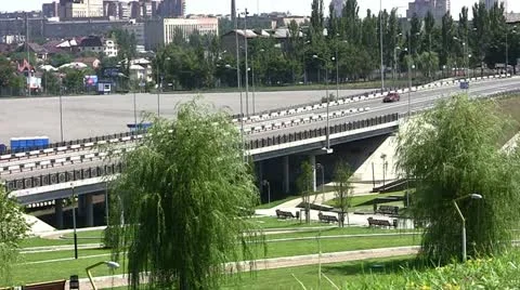 Highway bridge Stock Footage 11397708