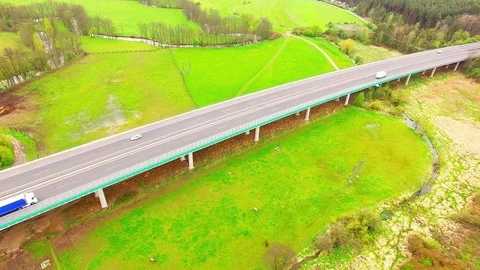 The highway bridge. Video stock 75206598