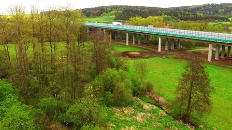 The highway bridge. Stock Footage 75207180