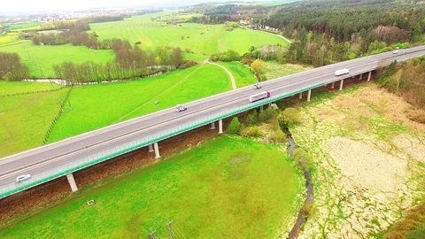 The highway bridge. Stock-Footage 75208318
