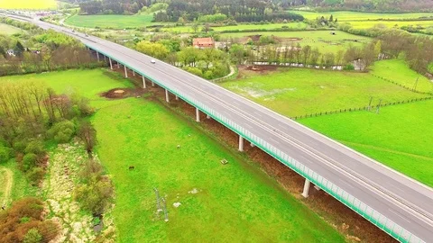 The highway bridge. Video stock 75208350
