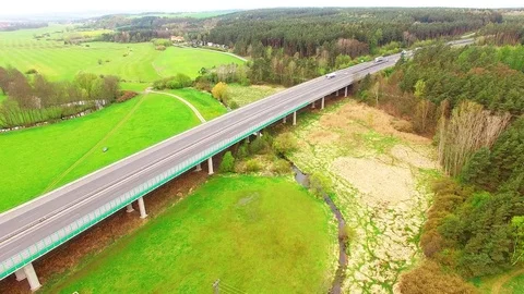 The highway bridge. Video stock 75208928