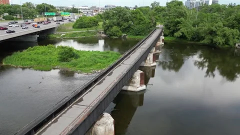 Highway Bridge Stock Footage 277508990
