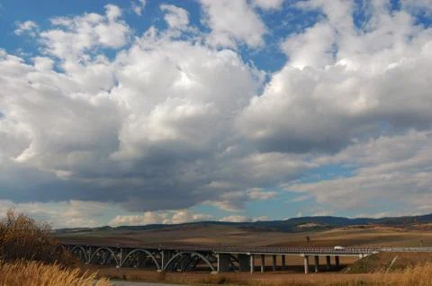 Highway bridge Stock Photos