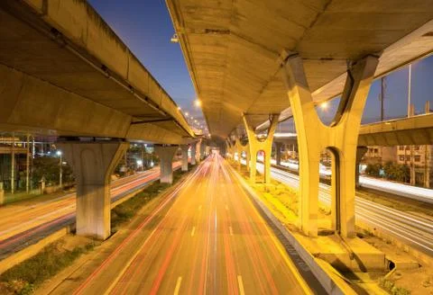 Highway bridge Stock Photos