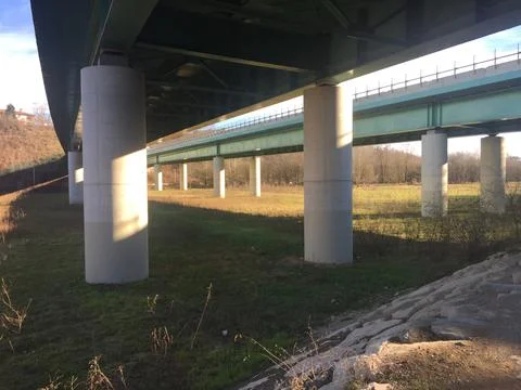 Highway bridge Stock Photos