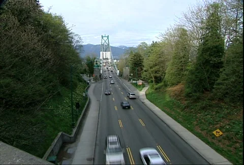 Highway Bridge Traffic Stock Footage 356614