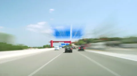 Highway Camera Car Rage Driving at High Speed 4k Video stock 52018330