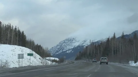 Highway in Canada Video stock 76706603
