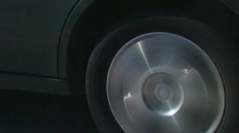 Highway car wheel Stock Footage 416055