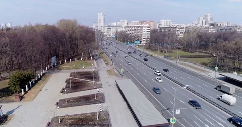 Highway in the city Stock Footage 74398092