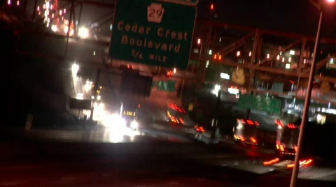 Highway Close Up - Time Lapse Stock-Footage 115439