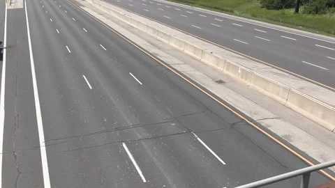 Highway closed for infrastructure repairs and maintenance Vidéo 157198072