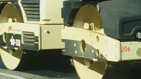 Highway Construction Equipment Stock Footage 43126392