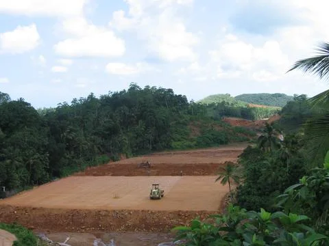 Highway construction Stock Photos