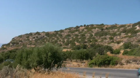 Highway on Crete Stock Footage 507620