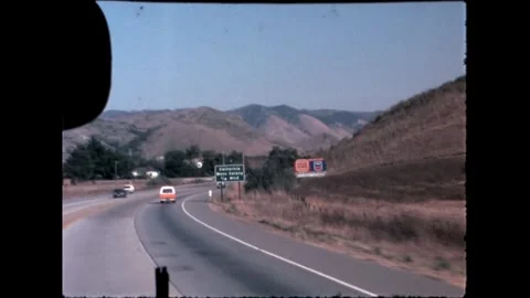 Highway Curve Video stock 276292242