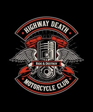 Highway death Stock Illustration