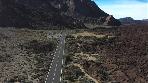 Highway in the desert Video stock 101060098