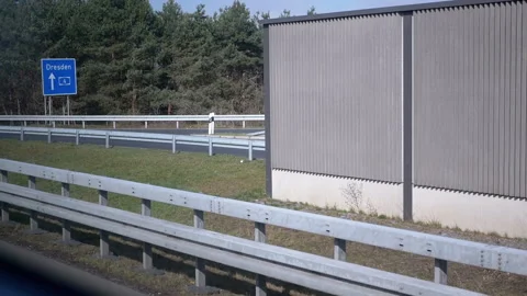Highway to Dresden, Germany Stock Footage 312007245