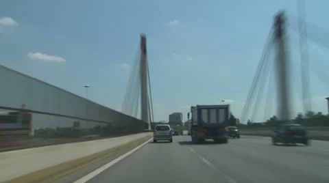 Highway drive 03 Stock Footage