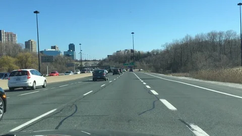 Highway Driving Stock Footage 89994358