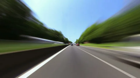 Highway Driving Paris Stock Footage 32012065