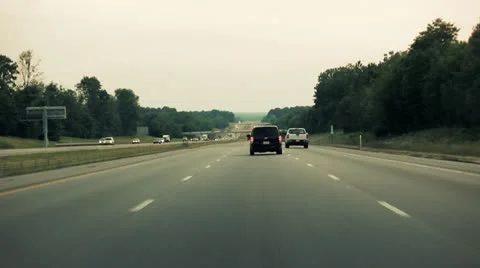 Highway Driving Timelapse Видео 11274050