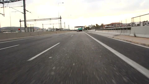 Highway Driving  Timelapse  Video stock 210649735