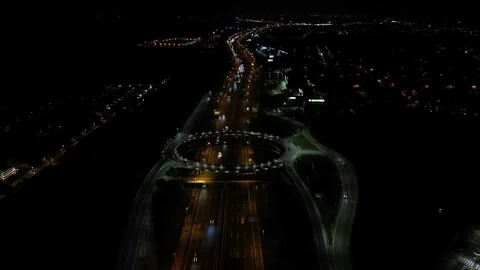 Highway drone hyerlapse Stock Footage 305525103