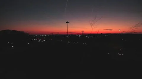 Highway at dusk Video stock 44446603