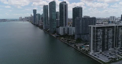 Highway in Edgewater, Miami Stock Footage 149684513