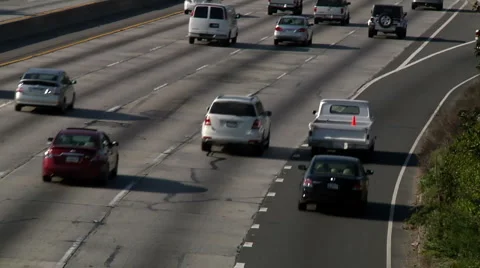 Highway Exit Stock Footage 1100984