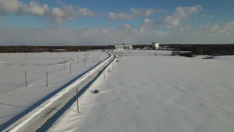 Highway to the factory Stock Footage 168819129
