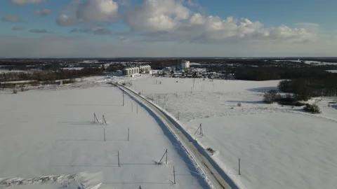 Highway to the factory Stock Footage 168826080