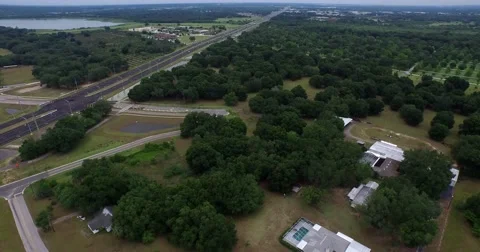 Highway Fly over Stock Footage 52252803