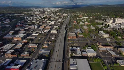 Highway Forest City Stock Footage 214458133