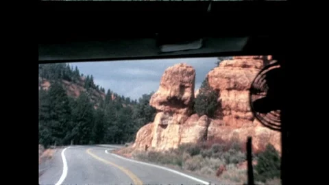 Highway in Forest Stock Footage 276291779