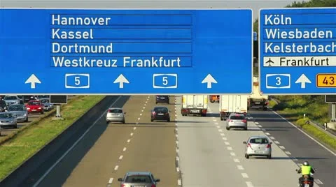 Highway Germany Video stock 10724248