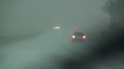 Highway to Hail Stock Footage 54755927