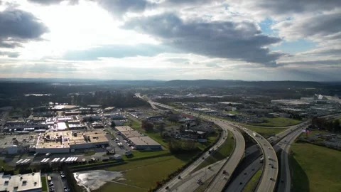 Highway Hyperlapse in Lancaster, Pennsylvania Stock-Footage 259333727