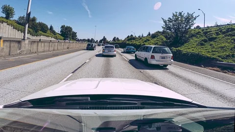 Highway I5 Seattle Vídeo Stock 119890527