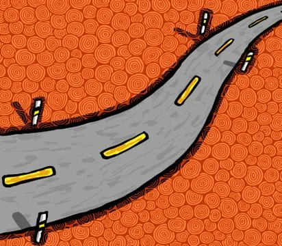 Highway Stock Illustration