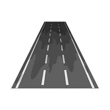 Highway illustration Stock Illustration